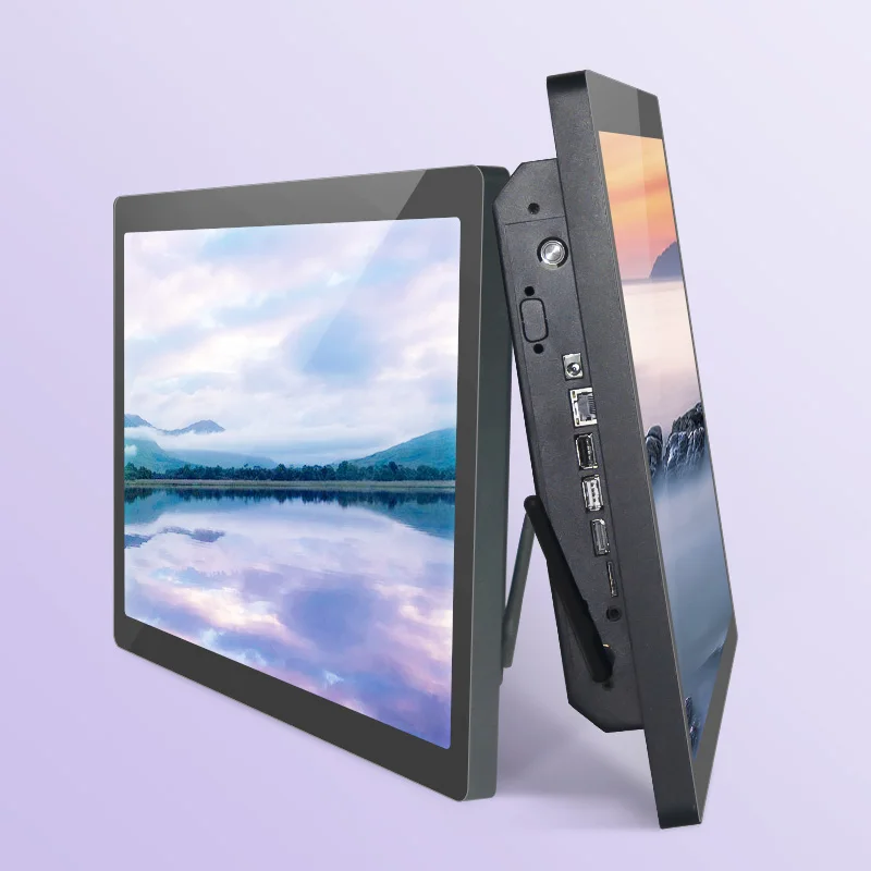 15 17 22 inch industrial touch screen android panel pc 10 points touch screen monitors lcd enclosure new aluminum embedded