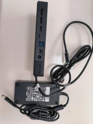 Док-станция Dell WD22TB4 Thunderbolt 4, проводная, USB Type-C, черная, мощность 180 Вт