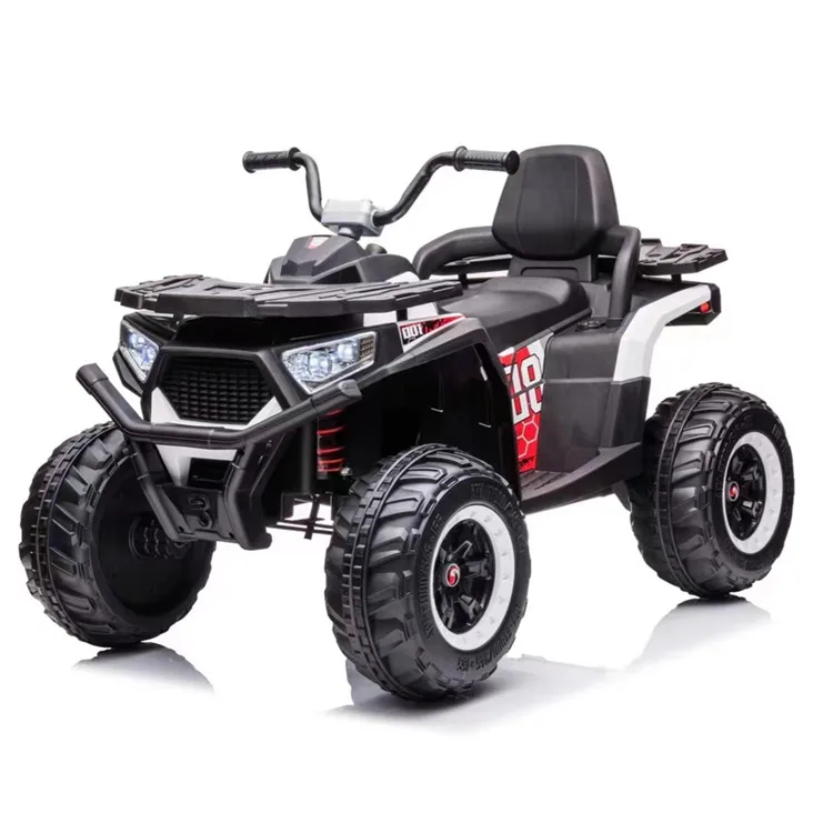 Costway 12V для дeтeй 4 до квадроциклов ATV Quad машинка катаний со светодиодными огнями Музыкальный USB военно-морской флот