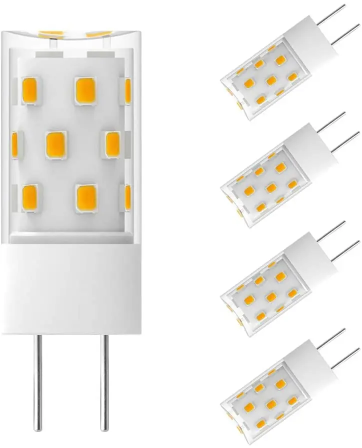 
Wholesale 4W 500LM GY6.35 LED Corn Light 2835 21SMD G4 G9 AC/DC 12V Dimmable Bulb WG108 