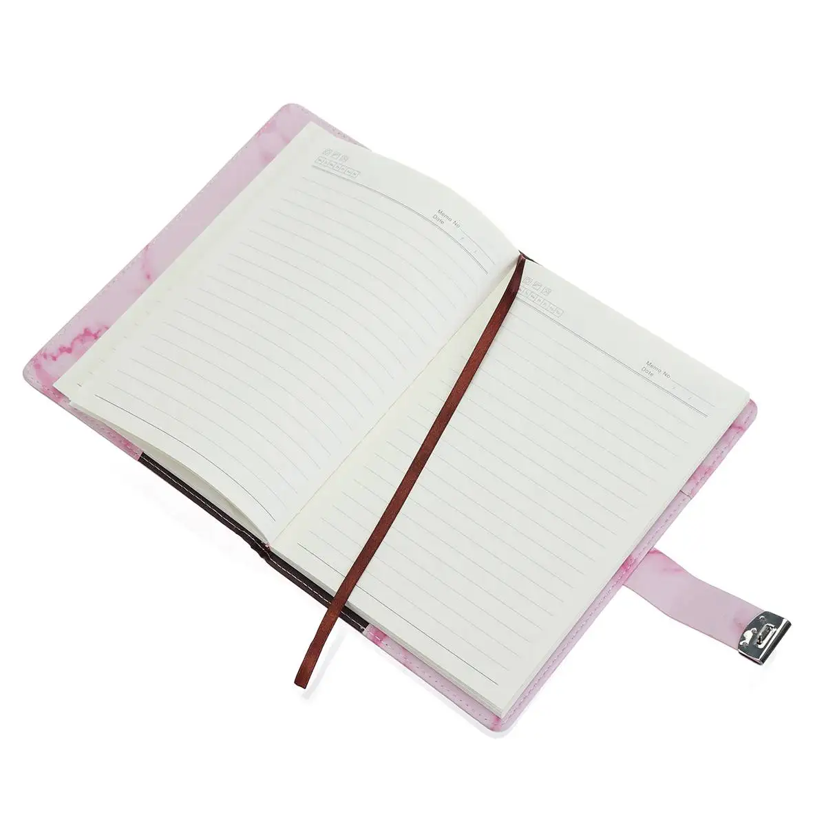 Unique Products Meeting Organizer Notebook 2021 A5 Password Notebook With Lock Marble Notebook