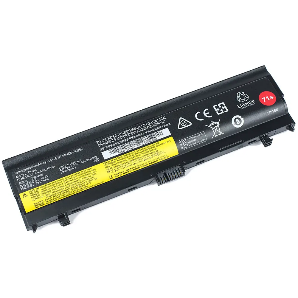 Аккумулятор для ноутбука Lenovo ThinkPad L560 L570 Series SB10H45073 SB10H45071 00NY486 OONY488 OONY486 71 +, 10,8 В, 48 Вт/ч