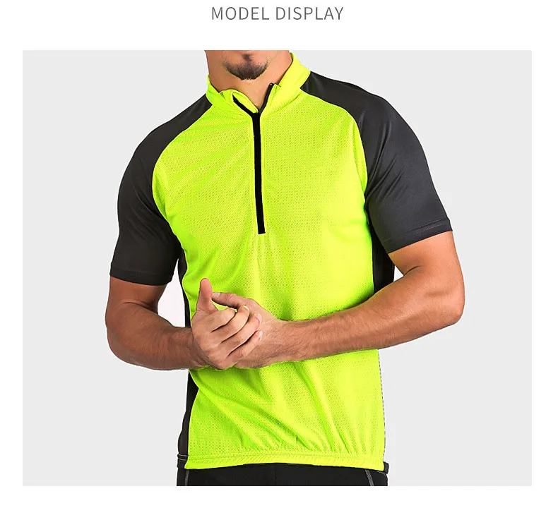 Customized logo screen print polyester spandex stand collar 1/4 zip up short sleeve tee mesh gym bike cycling T-shirt