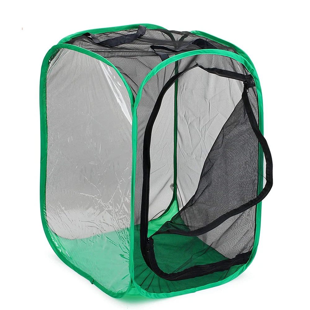 Joysing Various Sizes of Garden Pop-Up Insect and Butterfly Mantis Habitat Mesh Cage Portable Nursery Box