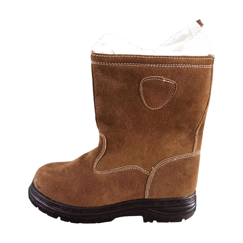 Labor insurance industrial casual woodland men leather steel toe shoes work boot mens safety boots SAFEMAN 833