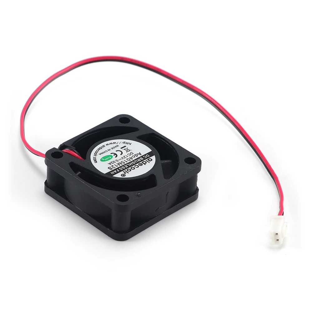 Square Shape 40x40x15mm 7000rpm Axial Flow Fan 5V 12V 24V DC Cooling Fan