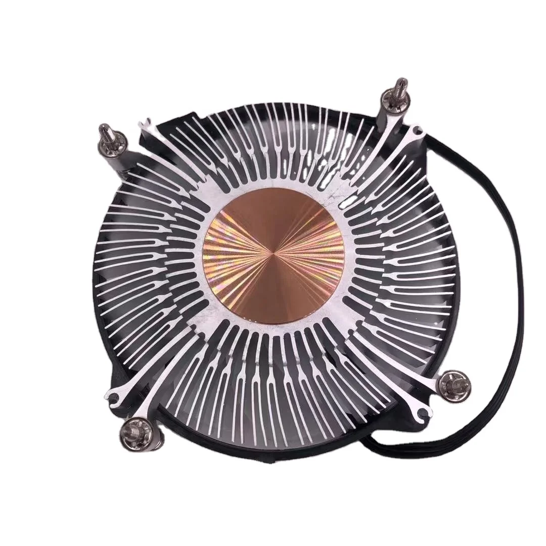LGA1700 1200 1200 115x computer  fan   3pin mini cooler fan copper cpu radiator 1u  cooler for INTEL