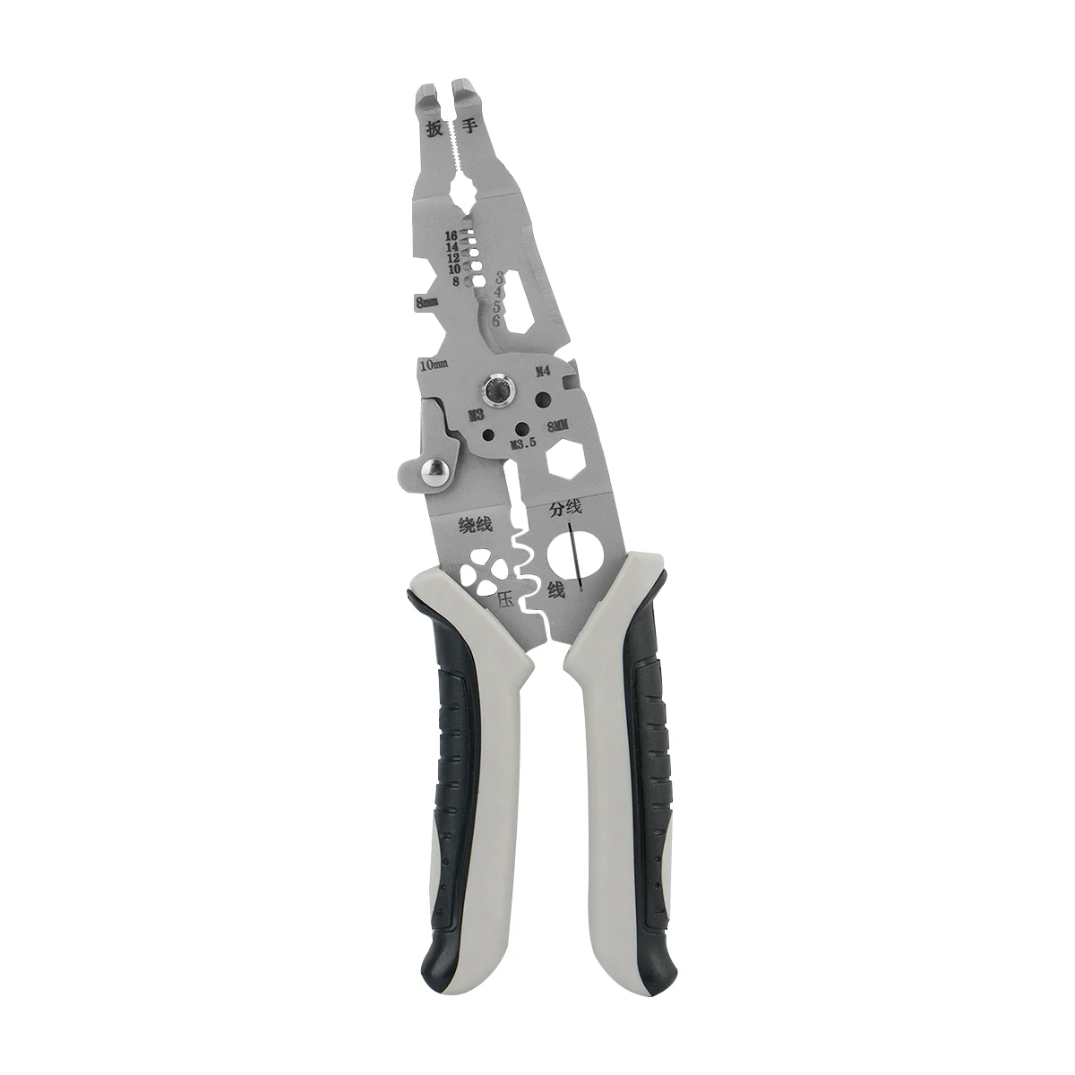 Y830 various use cable strippers wire stripping tool multifunctional wire stripper elbow clamp 14 in 1 trimming dividing wire