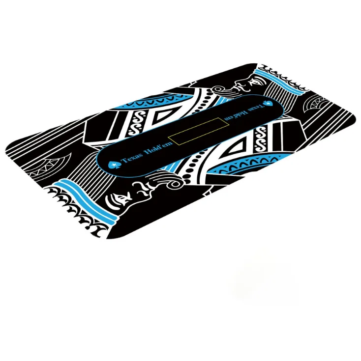 Казино покера стол коврик стол верх Техасский Холдем круглый резиновый коврик для игры в покер