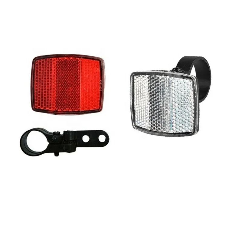 Bicycle Handlebar Reflector White 22.2mm Seat Post Reflector Red 25.4mm Front And Rear Bicycle Spoke Reflector