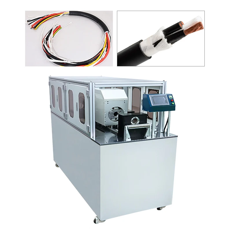 Charging gun wiring harness/BV hard/flexible wire large gauge cable stripping cutting machine with nice surface
