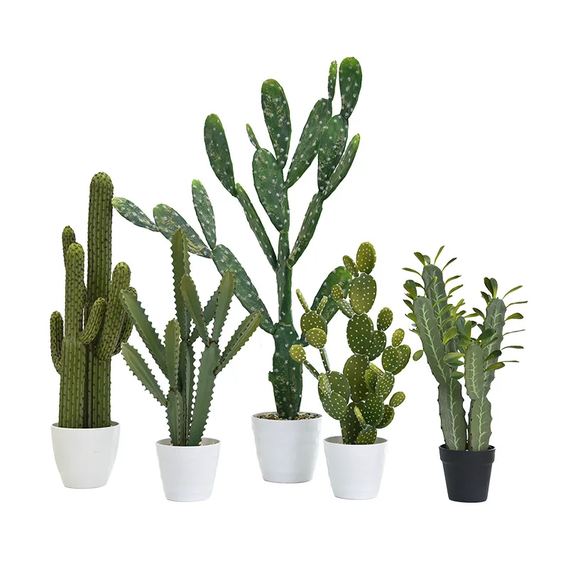 Large Fake Cactus Trees Indoor Cacti Plant fake cactus cactus artificial plant