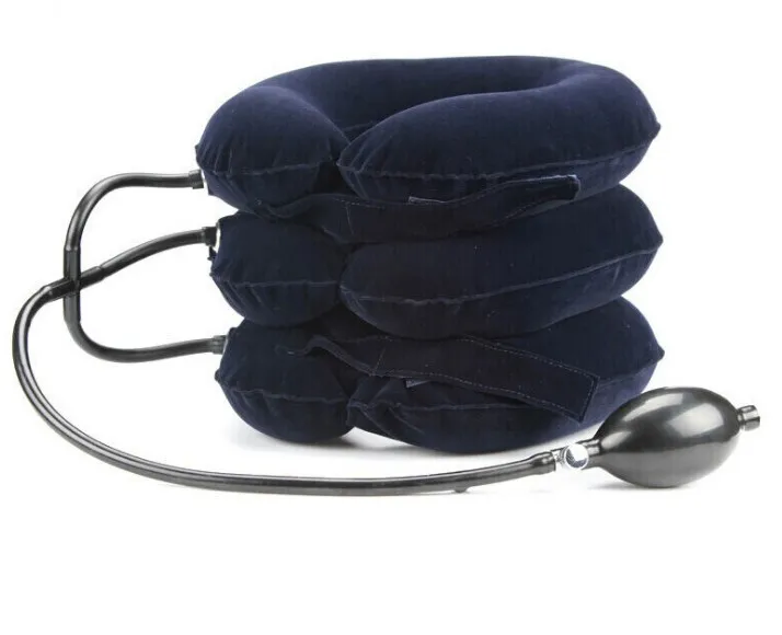 Wholesale Healthcare Portable Neck Pain Relief Inflatable Cervical Neck Traction Support Collar Pillow air Neck Support