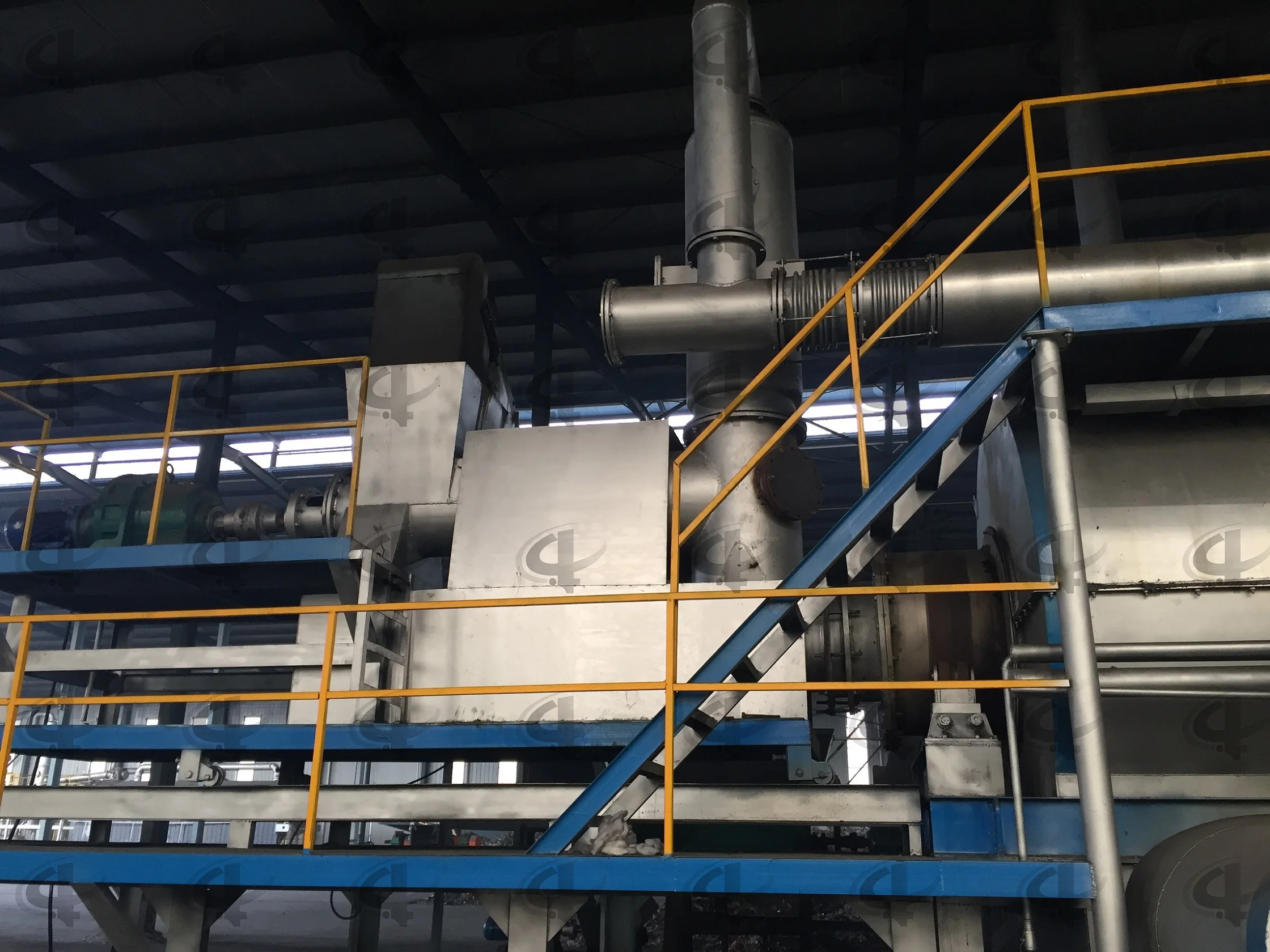 High Quality Factory Price continuous recycle tires to thermolysis oil plant