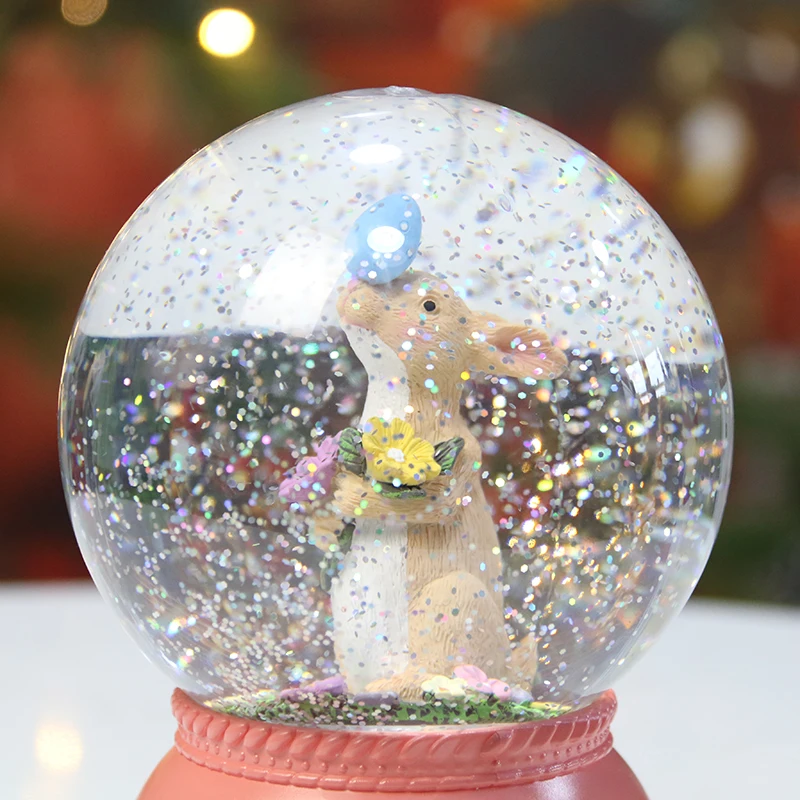 hot sale products 1L christmas lights warm white LED crystal ball lights party holiday decoration