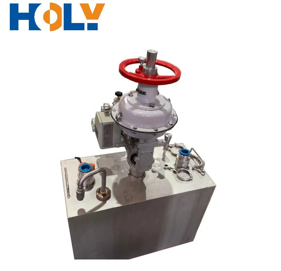 DN20 Vacuum Insulated Piping Vacuum Insulated Flow Regulating Valve for Aerospace