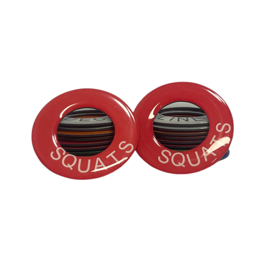 Power Squat Rack Magnets Identifier Rings for Bench Press, Squat, Overhead Press 10 Pcs