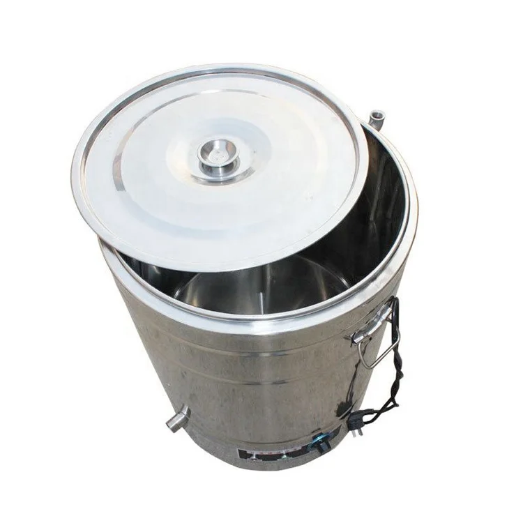 70L Honey Storage Tank Stainless Steel Honey Tank with Heater Wax Melter Barrel