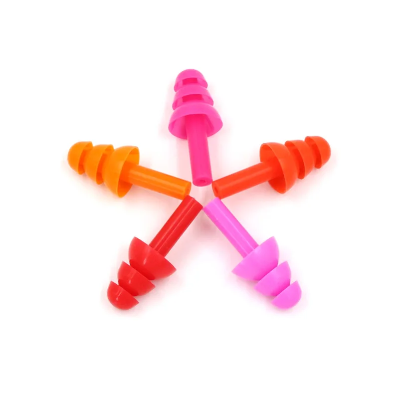 Factory Sell Reusable Noise Canceling Ear Plugs Sleeping Earplugs Waterproof Noise Reduction Soft Silicone Earplugs