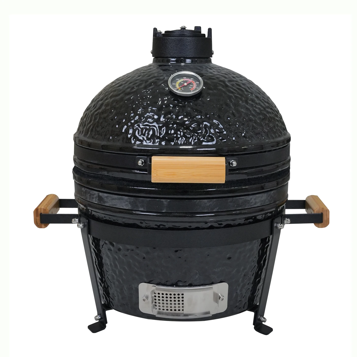 Auplex Komodo 16-Inch Outdoor Ceramic Egg Joe Kamado BBQ Charcoal Grills for Camping