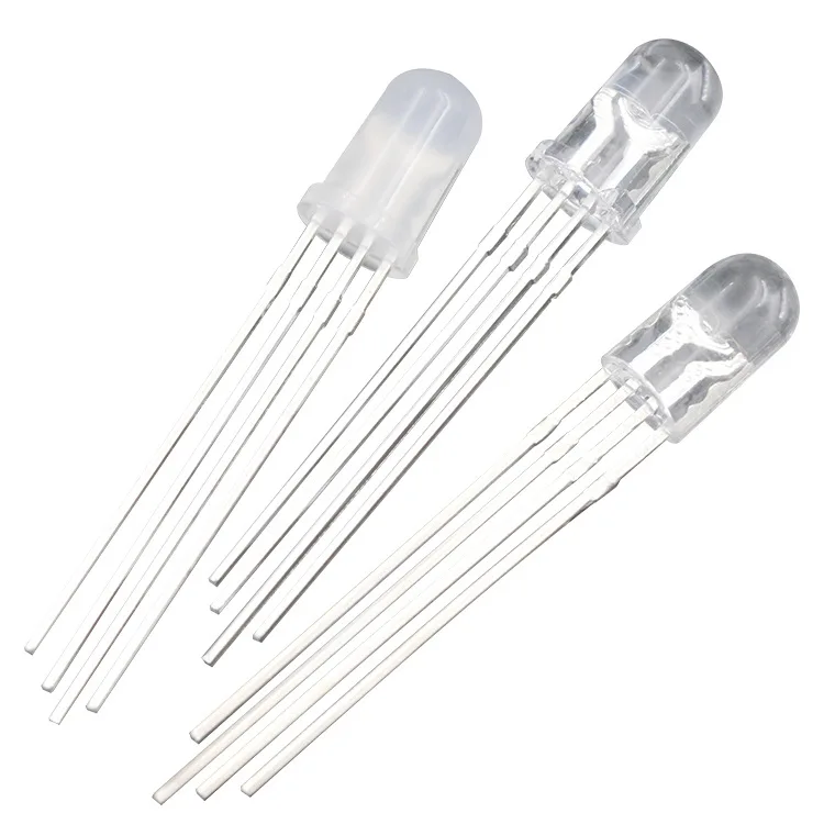 Best price TW chips Anode cathode ultra bright Red Green Yellow Full color 4 legs 5mm RGB RGY led diode for lights