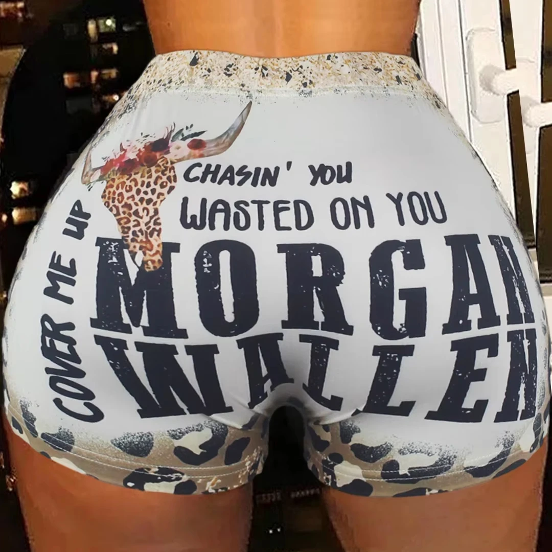 Wholesale Cheapest Printed Plus Size  Women Summer Hot Snack Shorts Candy Sets Snickers Snack Shorts