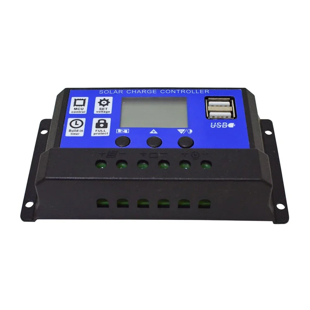 Высокая мощность 12v 24v 36v 48v 10a 20a 30a 40a 50a 60a 80a литиевая батарея мини pwm солнечное зарядное устройство контроллер