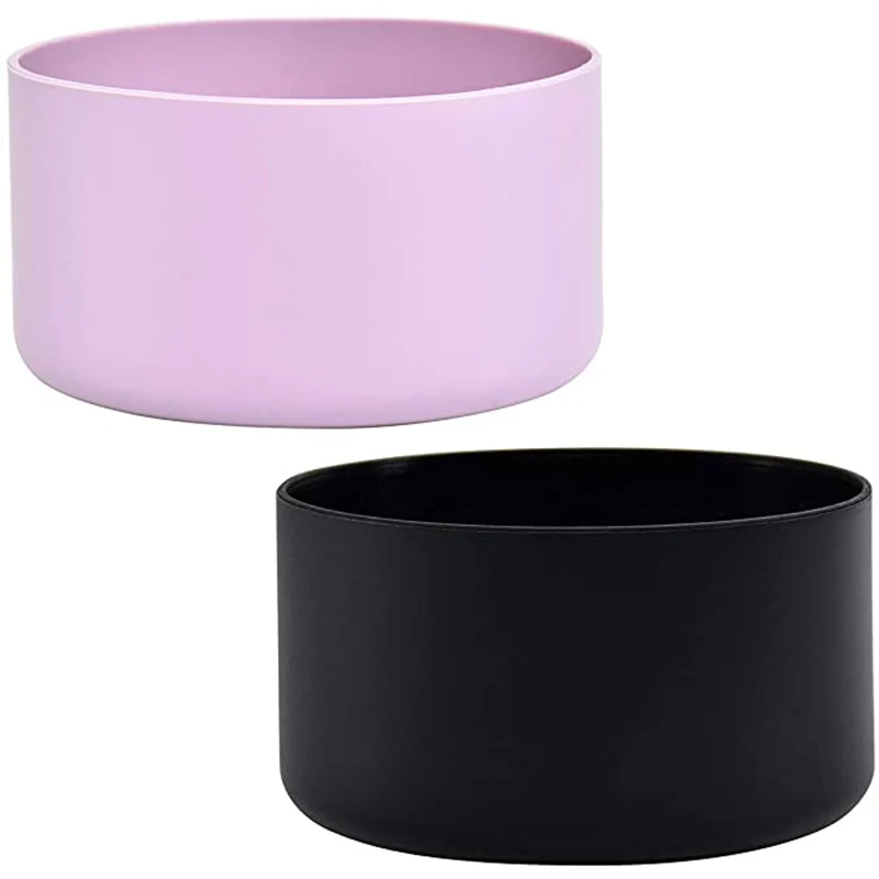 Anti-slip hot water bottle bumper silicone sleeve cover plastic boot for 32OZ 40OZ wide & narrow nouth bottles