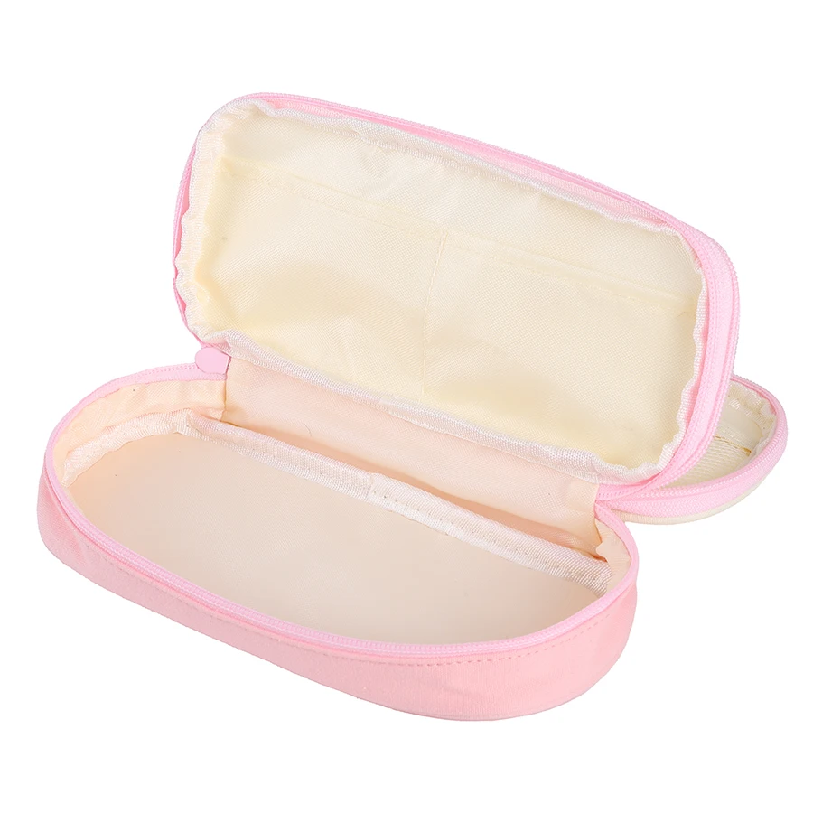 Custom Large Capacity  Storage gift Pen Pouch Canvas school pencil cases & bags Bulk Stationery Holder pouch for girls and boys