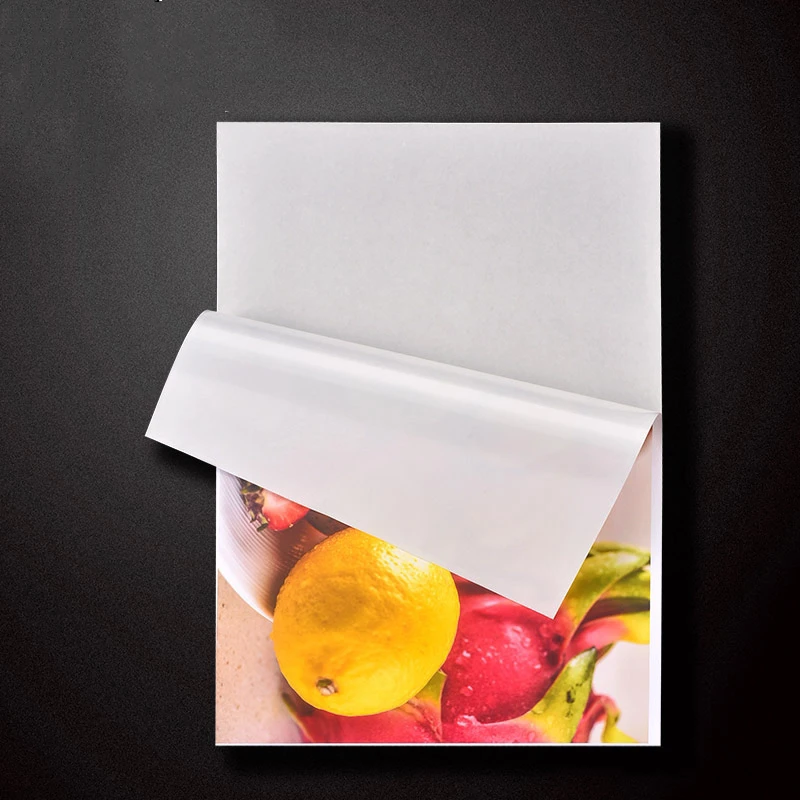 Factory Promotion Price  High Glossy Sticker Photo Paper 150gsm A4 Self Adhesive Photo Paper for Inkjet Printer