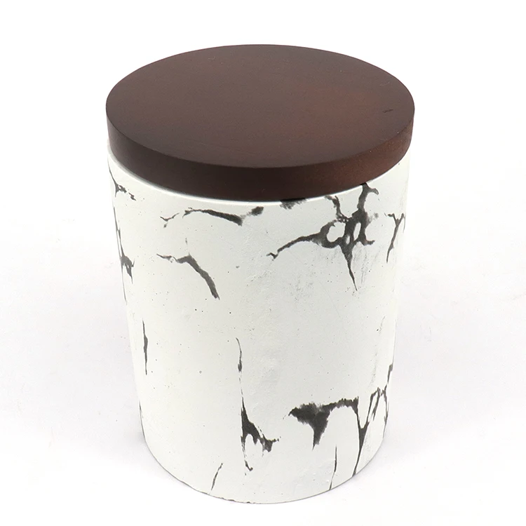 Custom Logo round Wood Candle Jar Wooden Lid Laser Engraved Design Home Love Theme Quality Glass Jar Decoration Painted Model