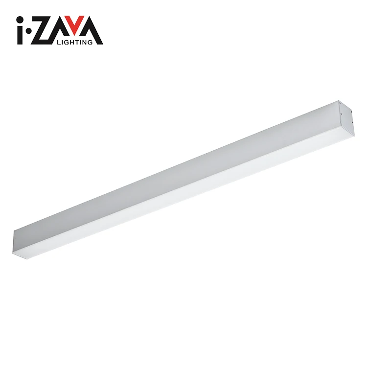 Fashionable Simple Aluminum Indoor Office Studio 60CM 120CM 24W 48W LED Linear Light
