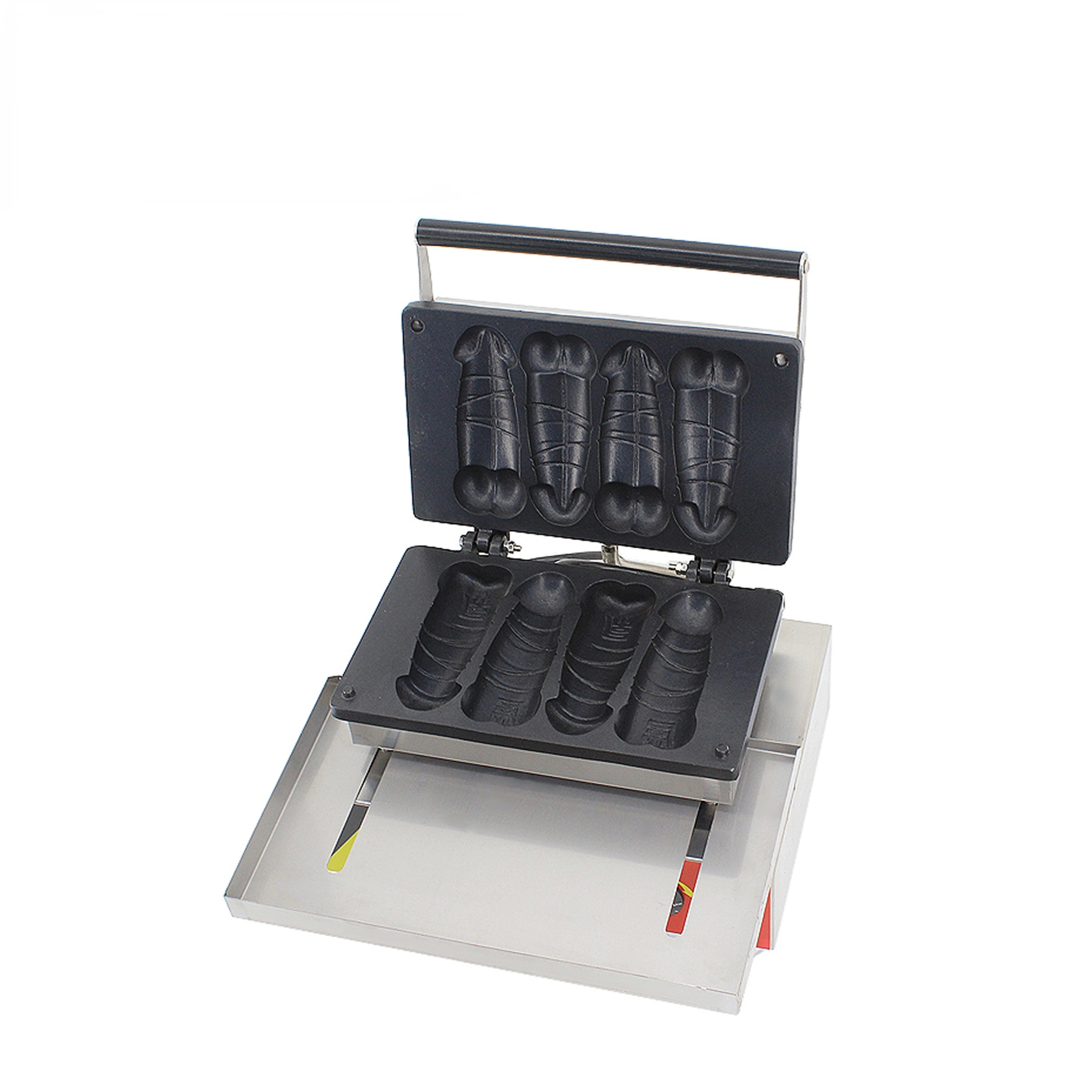 110V 220V china factory price latest penis shape electric waffle making machine with ce proved