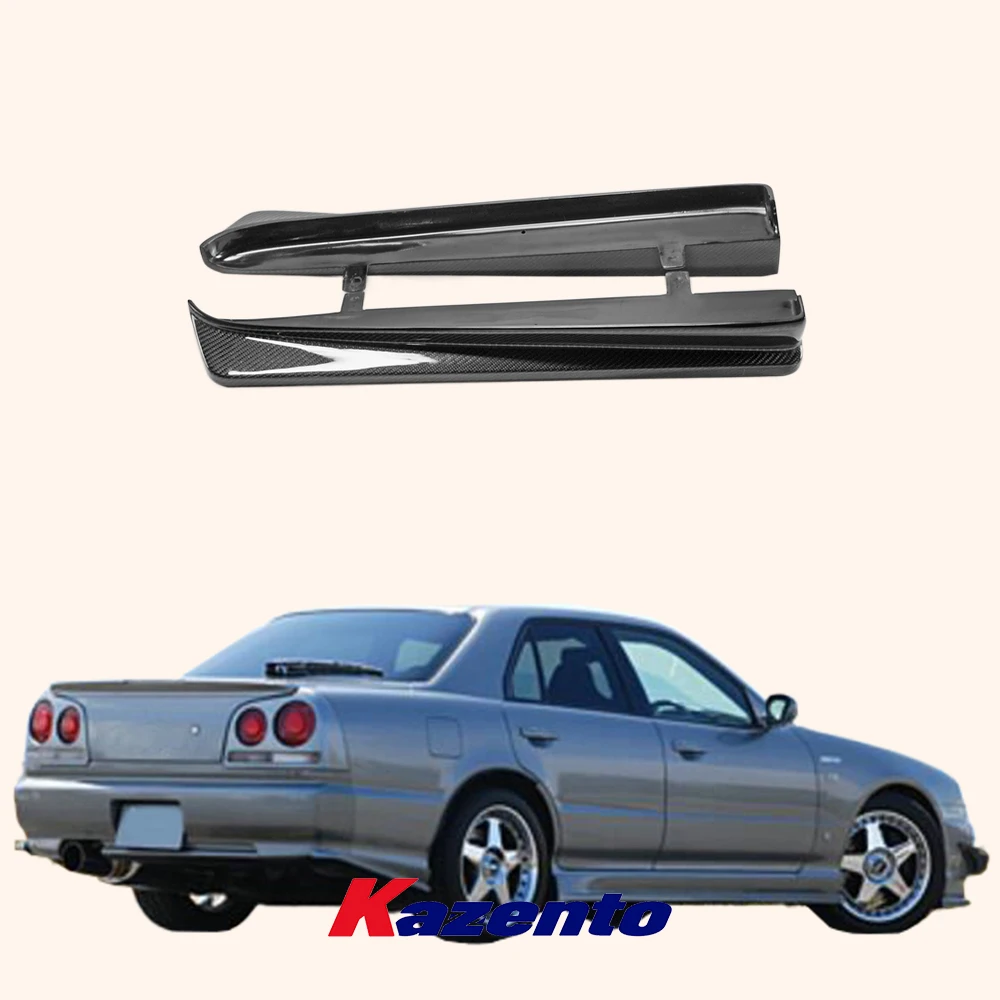 Задний сплиттер из углеродного волокна для Nissan R34 Skyline Sedan (только 4Dr) HSM