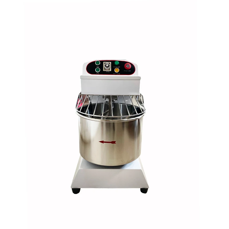 OEM/ODM 30L Chinese 220V Bread Dough Belt/gear Construction Bakery Knead/dough mixer bidirectional 12KG Spiral Mixer With Ce