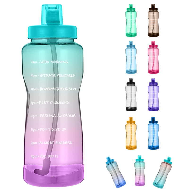 Hot selling waterproof plastic drinking bottle,bpa free sport water bottle logo designed online with water straw