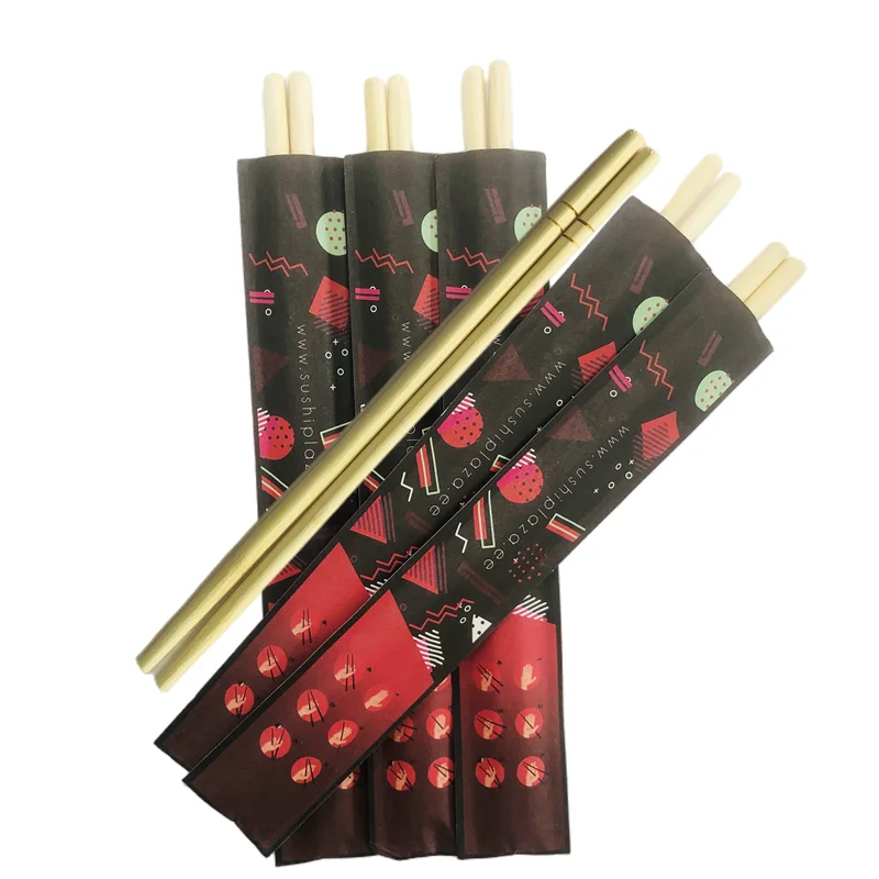 Wholesale China Manufacturer Custom Logo Disposable Bamboo Chopsticks