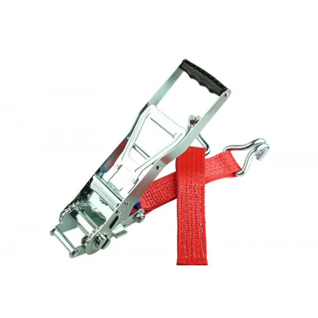 5000 KG Polyester Securing Cargo Tie Down Goods Lashing Belt Ergo Ratchet Straps For Fastening Load