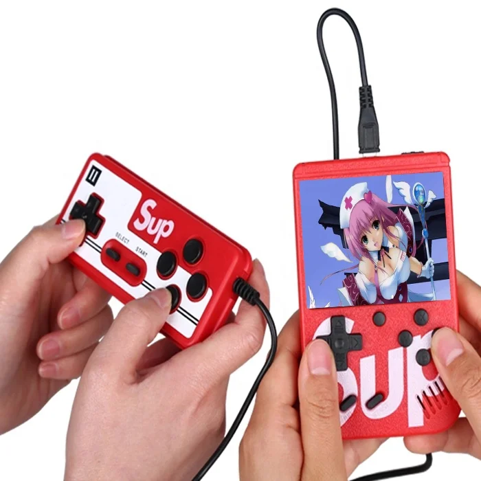 2020 портативная игровая консоль Sup в стиле ретро, карманная портативная игровая мини-приставка, классические игры для детей, Ностальгический плеер 400 в 1