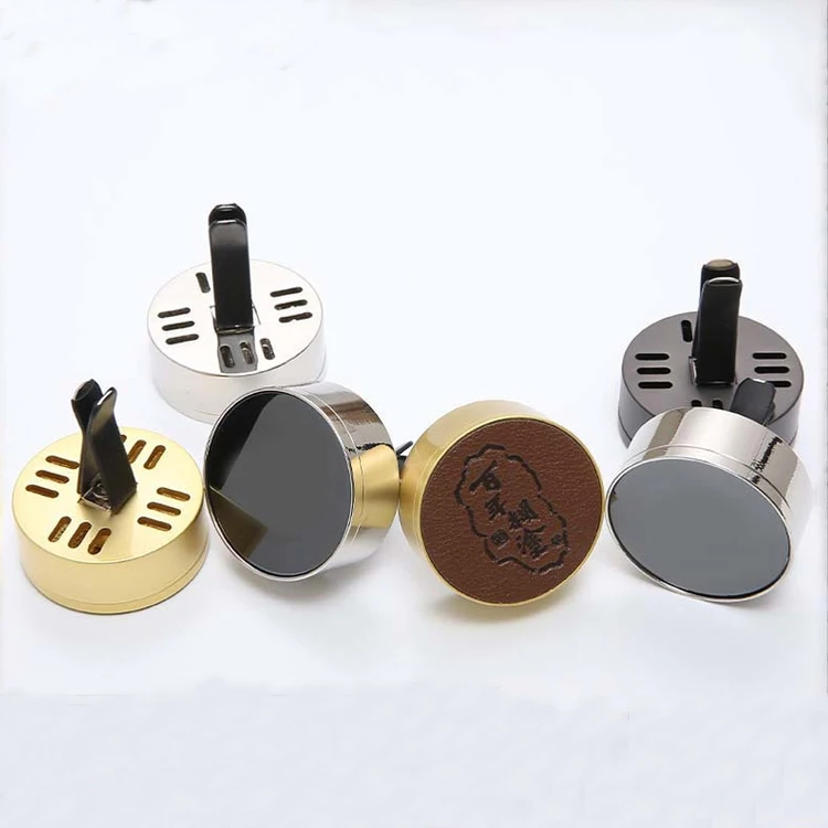 Custom bulk solid fragrance scent car perfume gel interior car vent clip organic air freshener conditioner car parfums for auto
