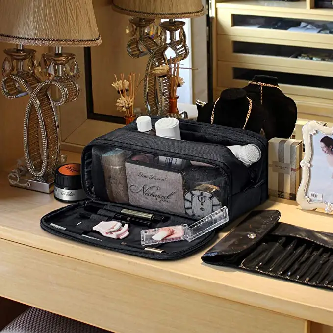 Toiletry Bag for Men Travel Large Dopp Kit Water-resistant Women Shaving Bags Portable Toiletries Storage Organizer