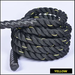 Combat Rope 49 FT Long with Anchor Strop and Protective Sleeve  for Power  UFC Training and  Gym Workout