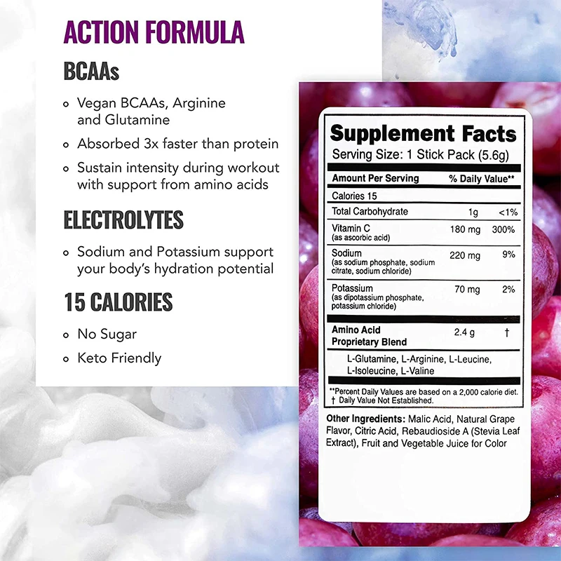 Factory Price Premium Quality Healthcare Supplements Muscle Support Anti-Fatigue BCAA Powder