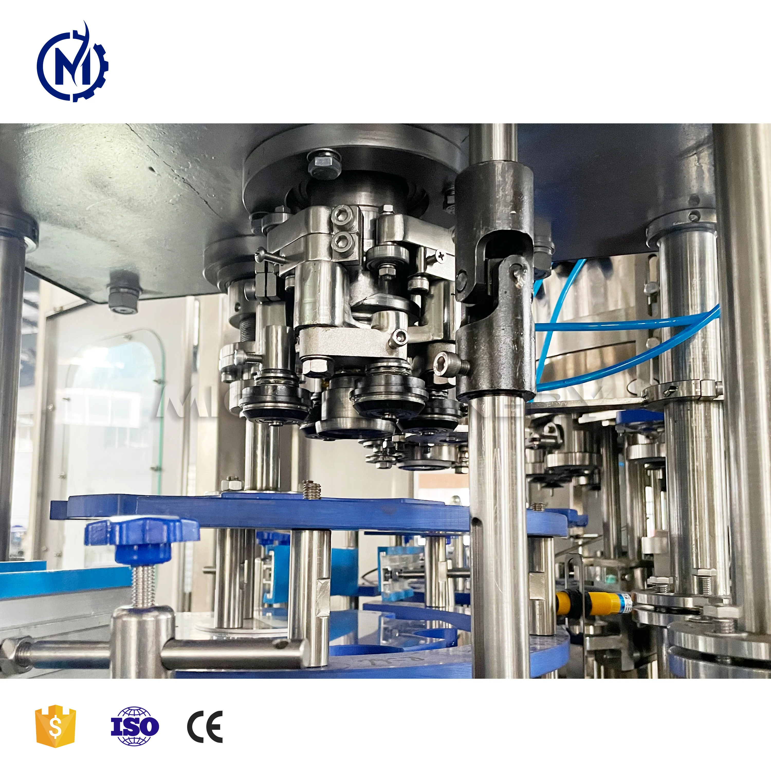 Automatic filler plant soda drink beer aluminum can filling machine for carbonated beverage