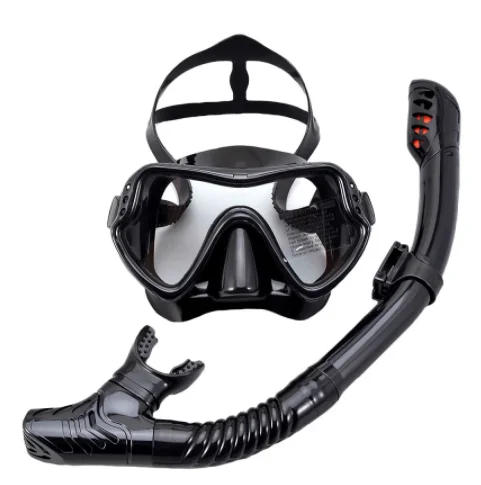 Hot Sell Water Sports Training Diving Equipment Silicone Diving Mask Snorkeling set