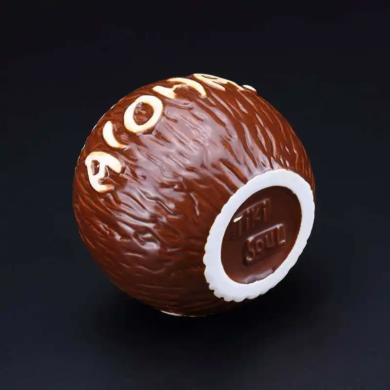 Personalised Party Cocktail Hawaii tiki mug Beer Cup Creative Coconut Ceramic Tiki Mug