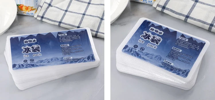 Еда утепленная после заполнения водой свежим охладитель сухого холодного дорсальной защитой пакеты со льдом 50 мл/180 мл/250 мл/330 мл/холодной воды сумка для льда