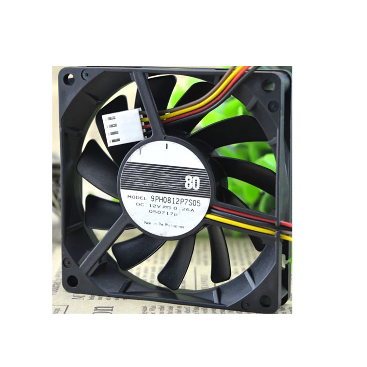 9PH0812P7S05 8015 Axial fan 12V 0.26A 8CM 8cm PWM chassis fan