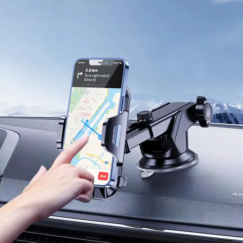 Trending Mobile Mount Dashboard Car Phone Holders Cellphone Holder for Car Suction Cup Holder Mobile Stand Car Phone Mount