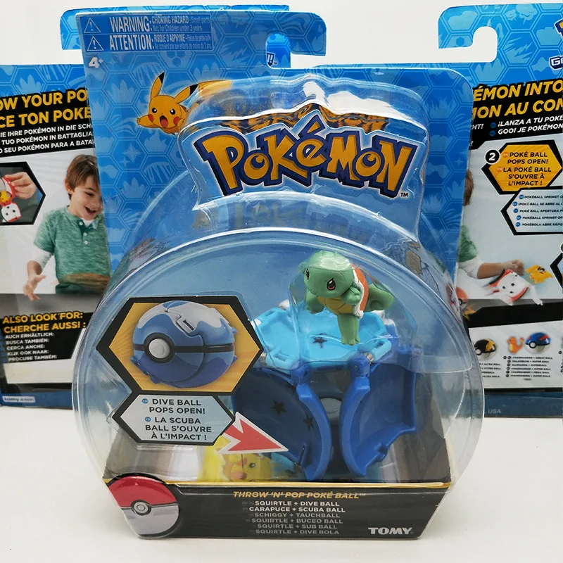 8 видов стилей 7 см флип ПЭТ взрыв POKE Ball Gacha машина для подарка Poke игрушка в подарок машина Пикачу в штучной упаковке